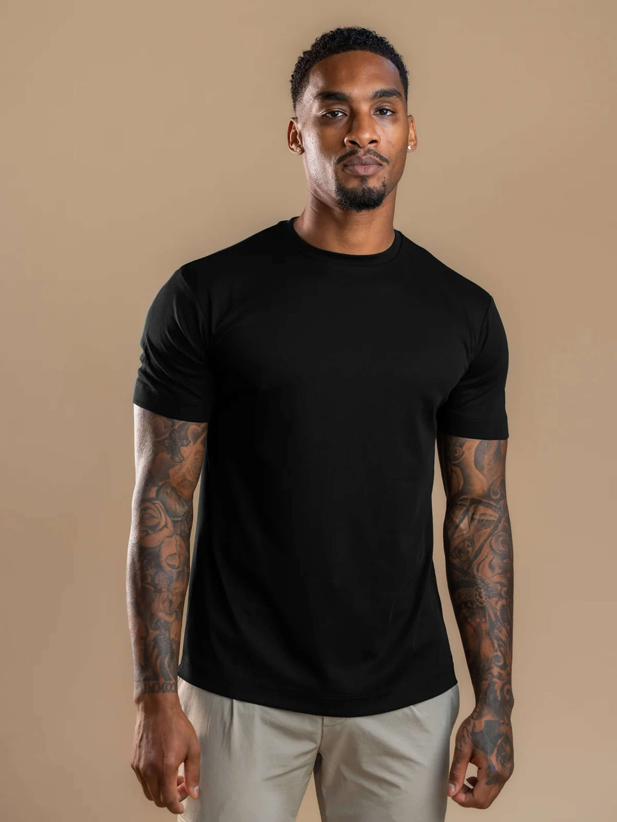 Essential Lux T-Shirt - Mixed 3 Pack - Black
