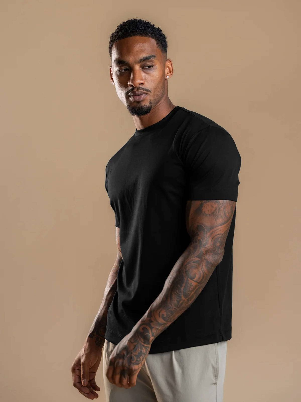 Essential Lux T-Shirt - Mixed 3 Pack - Black